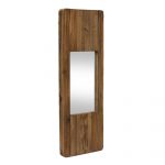 Homeroots - 29" Brown Wood Framed Accent Mirror - Image 2