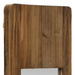 Homeroots - 29" Brown Wood Framed Accent Mirror - Image 4