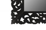 Homeroots - 47" Black  Floral Carved Solid Wood Framed Accent Mirror - Image 5