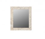 Homeroots - 46" White Solid Wood Geometric Starburst Framed Accent Mirror - Image 3