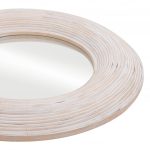 Homeroots - 32" Beige Round Framed Accent Mirror - Image 8