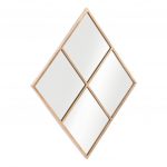 Homeroots - 41" Gold Diamond Steel Framed Accent Mirror - Image 5