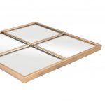 Homeroots - 41" Gold Diamond Steel Framed Accent Mirror - Image 4
