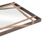 Homeroots - 32" Gold And Black Steel Framed Accent Mirror - Image 8