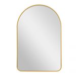 Homeroots - 39" Gold Arch Metal Framed Bathroom Vanity Mirror - Image 2