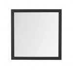 Homeroots - 40" Gray Square Wood Framed Accent Mirror - Image 3