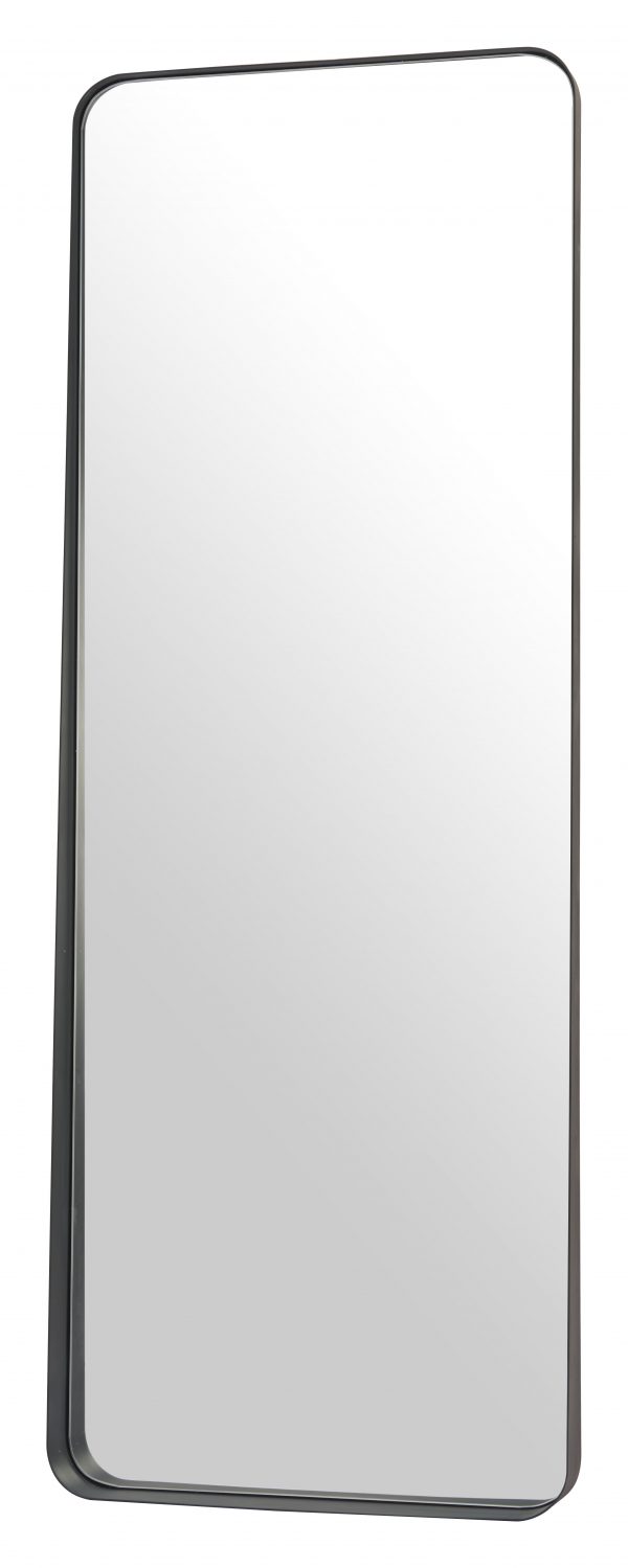 Homeroots - 66" Black Steel Framed Full Length Mirror - Image 1