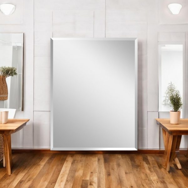 Homeroots - 26" Black Metal Framed Mirror Set - Image 2