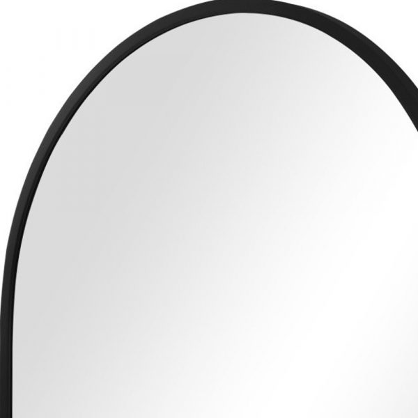 Homeroots - 24" Black Arch Metal Framed Mirror Set - Image 3