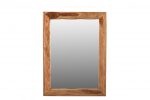 Homeroots - 44" Brown Solid Wood Framed Accent Mirror