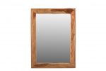 Homeroots - 44" Brown Solid Wood Framed Accent Mirror - Image 4