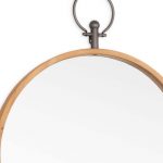 Homeroots - 30" Bronze Round Metal Framed Accent Mirror - Image 8