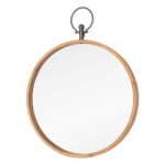 Homeroots - 30" Bronze Round Metal Framed Accent Mirror - Image 9