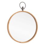 Homeroots - 30" Bronze Round Metal Framed Accent Mirror - Image 2
