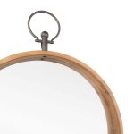 Homeroots - 30" Bronze Round Metal Framed Accent Mirror - Image 7