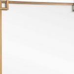Homeroots - 22" Gold Metal Square Accent Mirror - Image 8