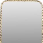 Homeroots - 48" Brass Iron Framed Accent Mirror - Image 5