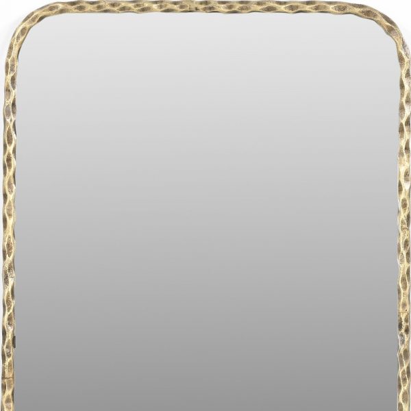 Homeroots - 48" Brass Iron Framed Accent Mirror - Image 5