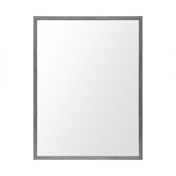 Homeroots - 42" Gray Framed Bathroom Vanity Mirror - Image 2