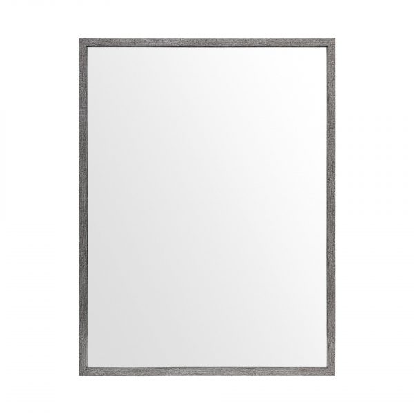 Homeroots - 42" Gray Framed Bathroom Vanity Mirror - Image 4