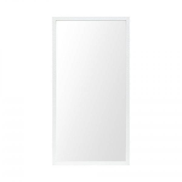 Homeroots - 42" White Framed Bathroom Vanity Mirror - Image 1