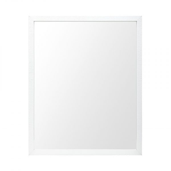 Homeroots - 32" White Framed Bathroom Vanity Mirror - Image 2