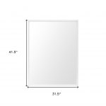 Homeroots - 42" White Framed Bathroom Vanity Mirror - Image 5