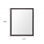 Homeroots - 26" Black Framed Bathroom Vanity Mirror - Image 5