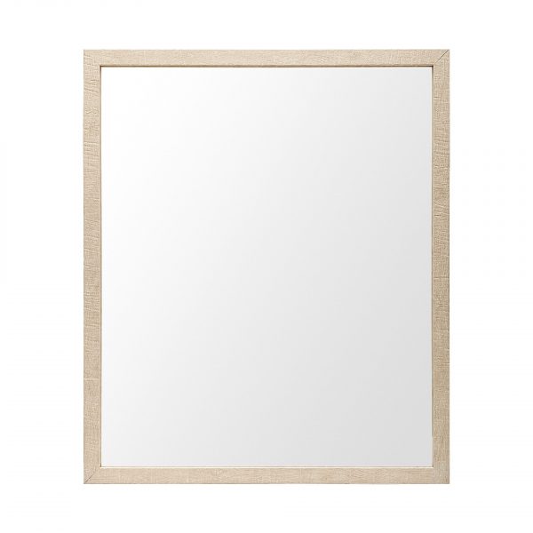 Homeroots - 26" Tan Framed Bathroom Vanity Mirror - Image 2