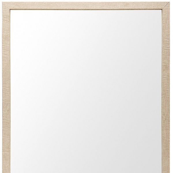 Homeroots - 26" Tan Framed Bathroom Vanity Mirror - Image 4