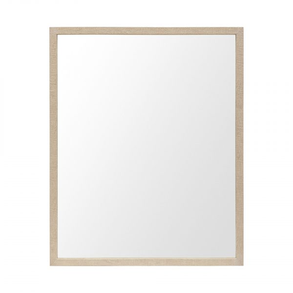Homeroots - 32" Tan Framed Bathroom Vanity Mirror - Image 2