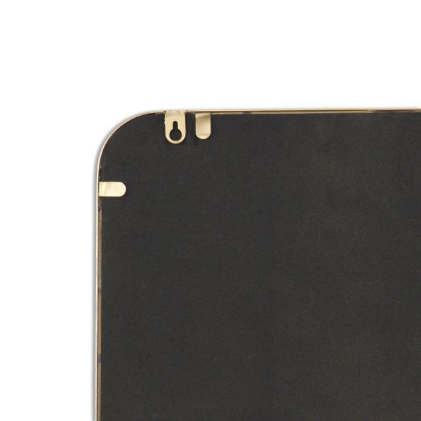Homeroots - 30" Gold Metal Accent Mirror - Image 6