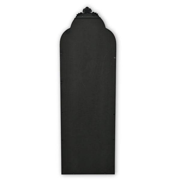 Homeroots - 65" Black Metal Arch Full Length Hanging Mirror - Image 5