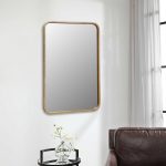 Homeroots - 32" Gold Metal Beaded Accent Mirror - Image 9
