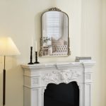 Homeroots - 34" Silver Baroque Arch Ornate Framed Accent Mirror - Image 6