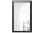 Whiteline Modern - Abrazo Black Rectangular Wall Mirror