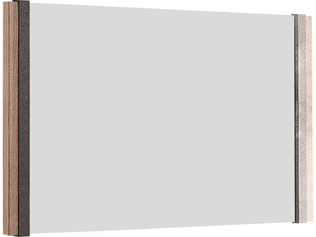 WMLMR14671 Whiteline Modern - Richmond Brown Rectangular Wall Mirror - Image 1