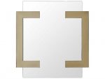 Whiteline Modern - Sumo Sumo Gold Square Wall Mirror