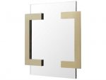 Whiteline Modern - Sumo Sumo Gold Square Wall Mirror - Image 2