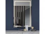 Whiteline Modern - Brett Clear Rectangular Wall Mirror - Image 3