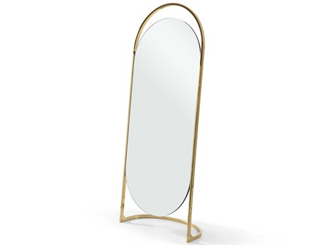 WMLMR20142 Whiteline Modern - Celina Clear Floor Mirror - Image 2