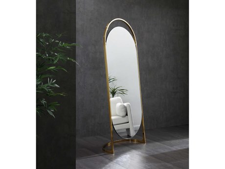 WMLMR20143 Whiteline Modern - Celina Clear Floor Mirror - Image 3