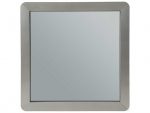 Whiteline Modern - Elena Grey Square Wall Mirror